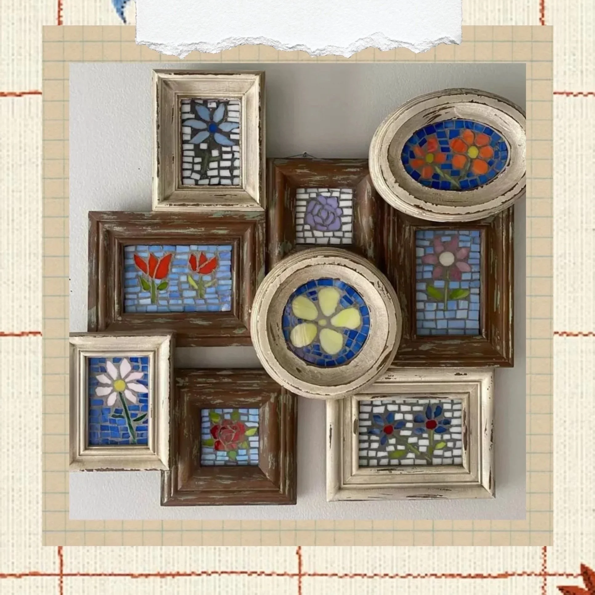 Summer School! Mosaic Picture Frames Night 2!!