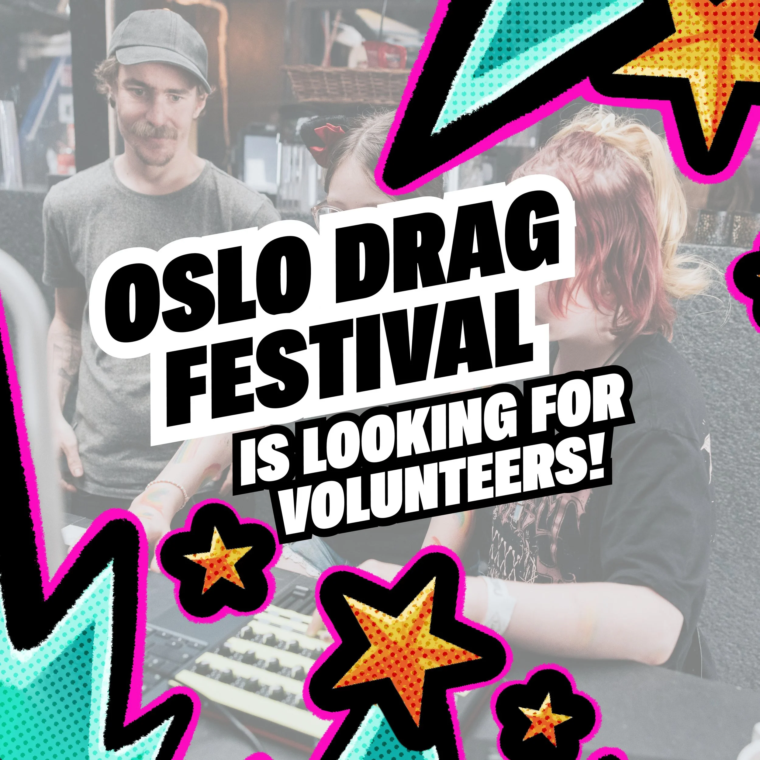We need volunteers!