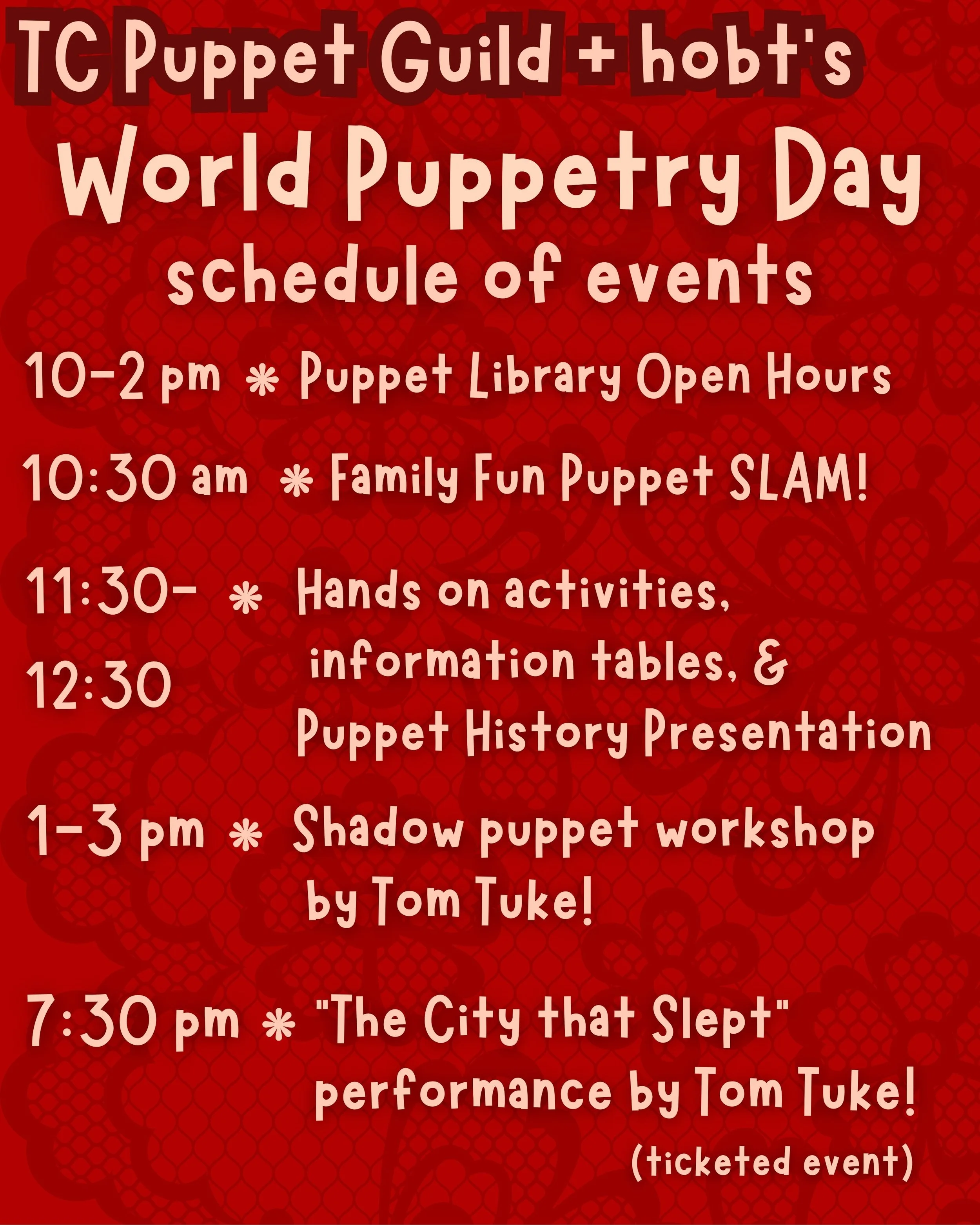 World Puppetry Day!