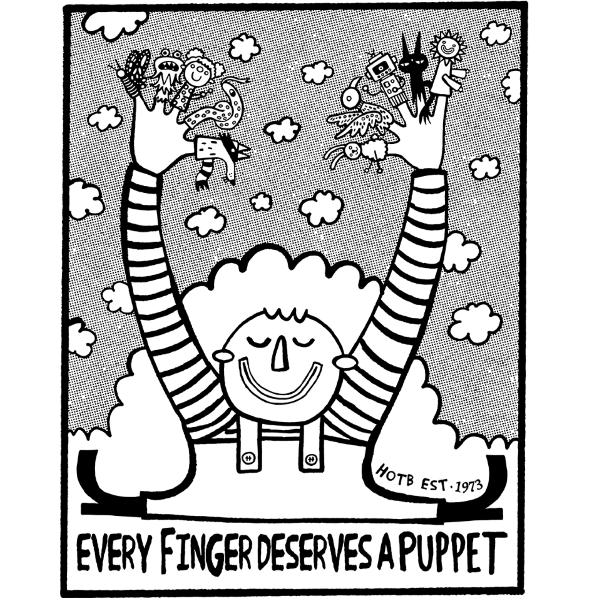 HoBT Sticker - Every Finger Deserves a Puppet