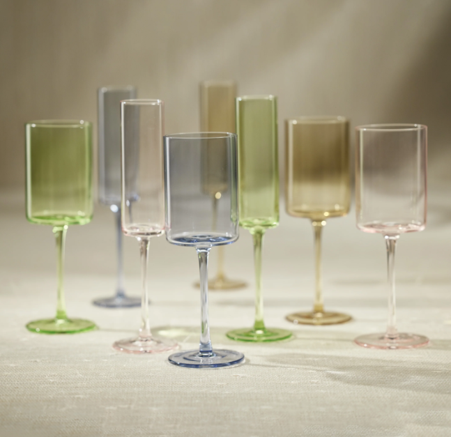 Fruttuoso Champagne Flute - Light Yellow