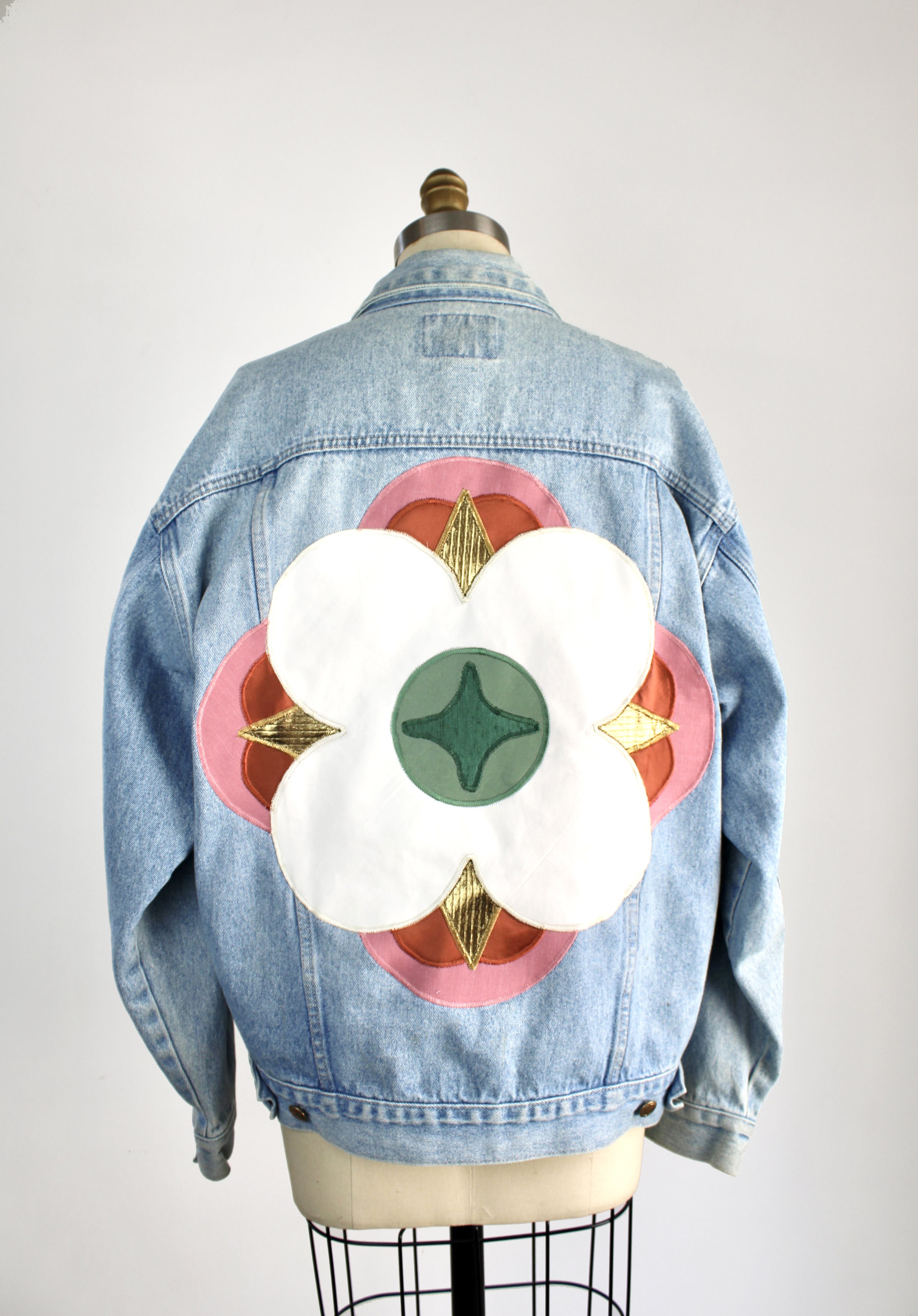 Large Embellished Denim (Copy) (Copy)