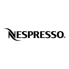 Nespresso logo on a white background.