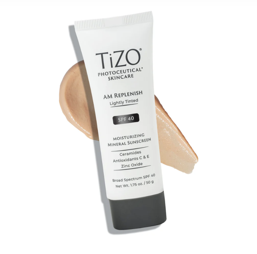 AM Replenish Lightly Tinted SPF