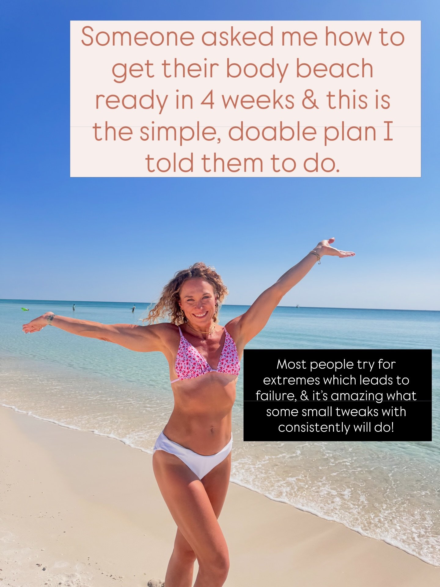 It&rsquo;s not extremes. It&rsquo;s small consistencies to hold &amp; move the line &amp; a lot can be done in 4 weeks. I hate that information overload has made it so confusing. Stay simple. Stick with basics. Keep on keeping on. I know it can feel 