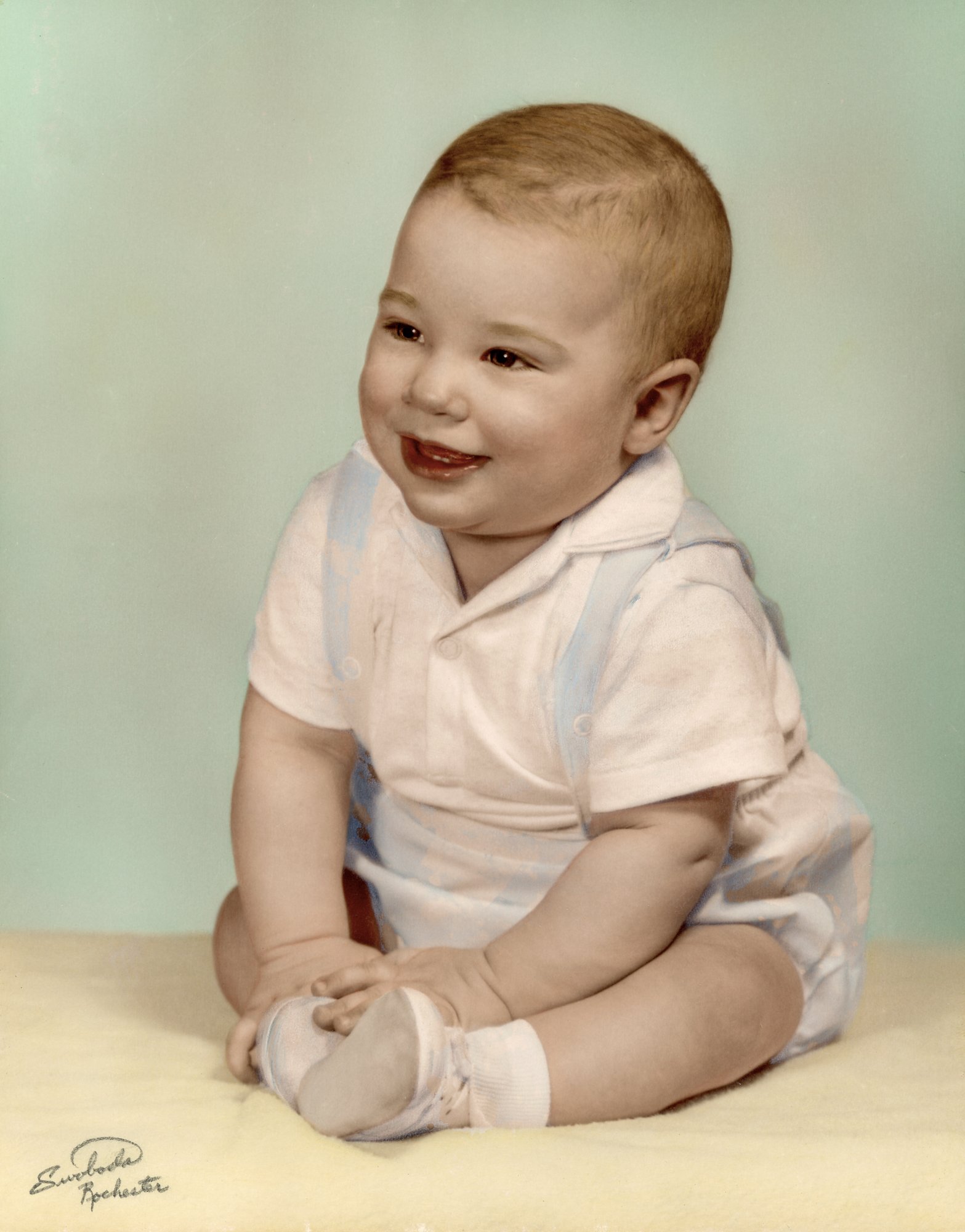 Rob as a baby