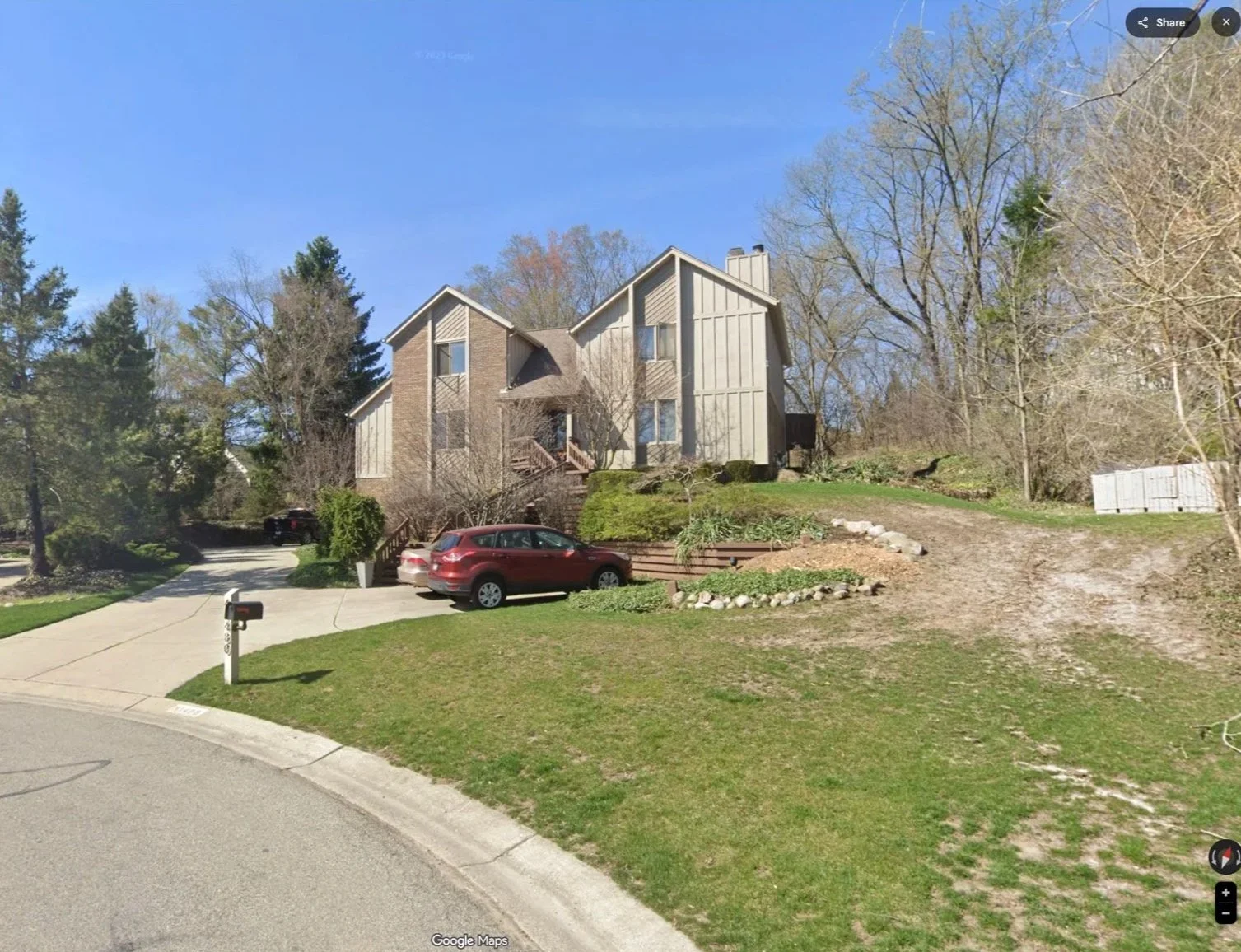 Google street view in 2025.