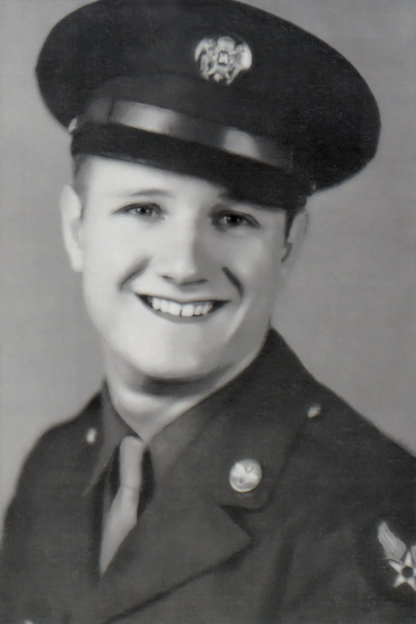 Frank Cynowa in uniform