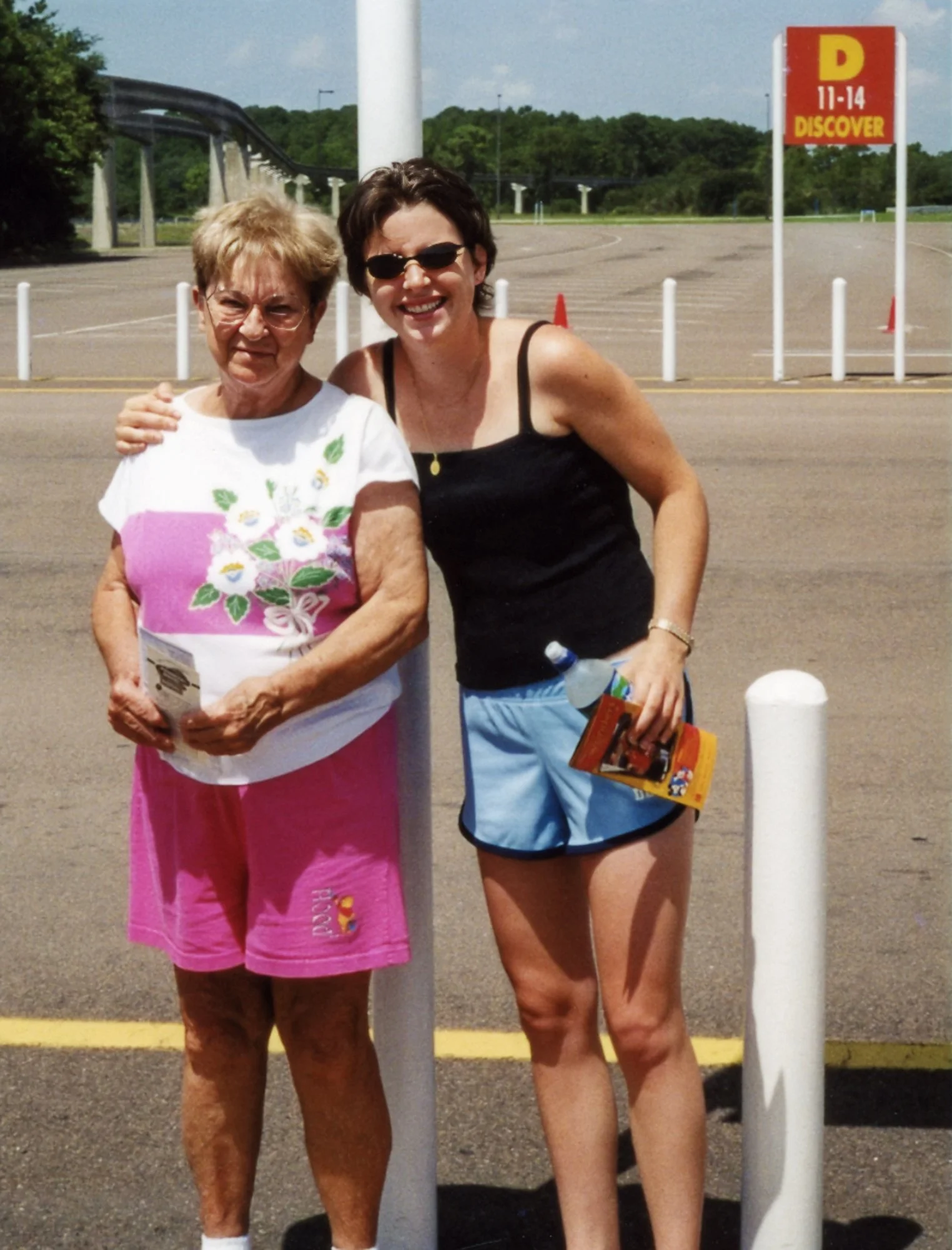 Grandma Sue with Kelly in Florida.