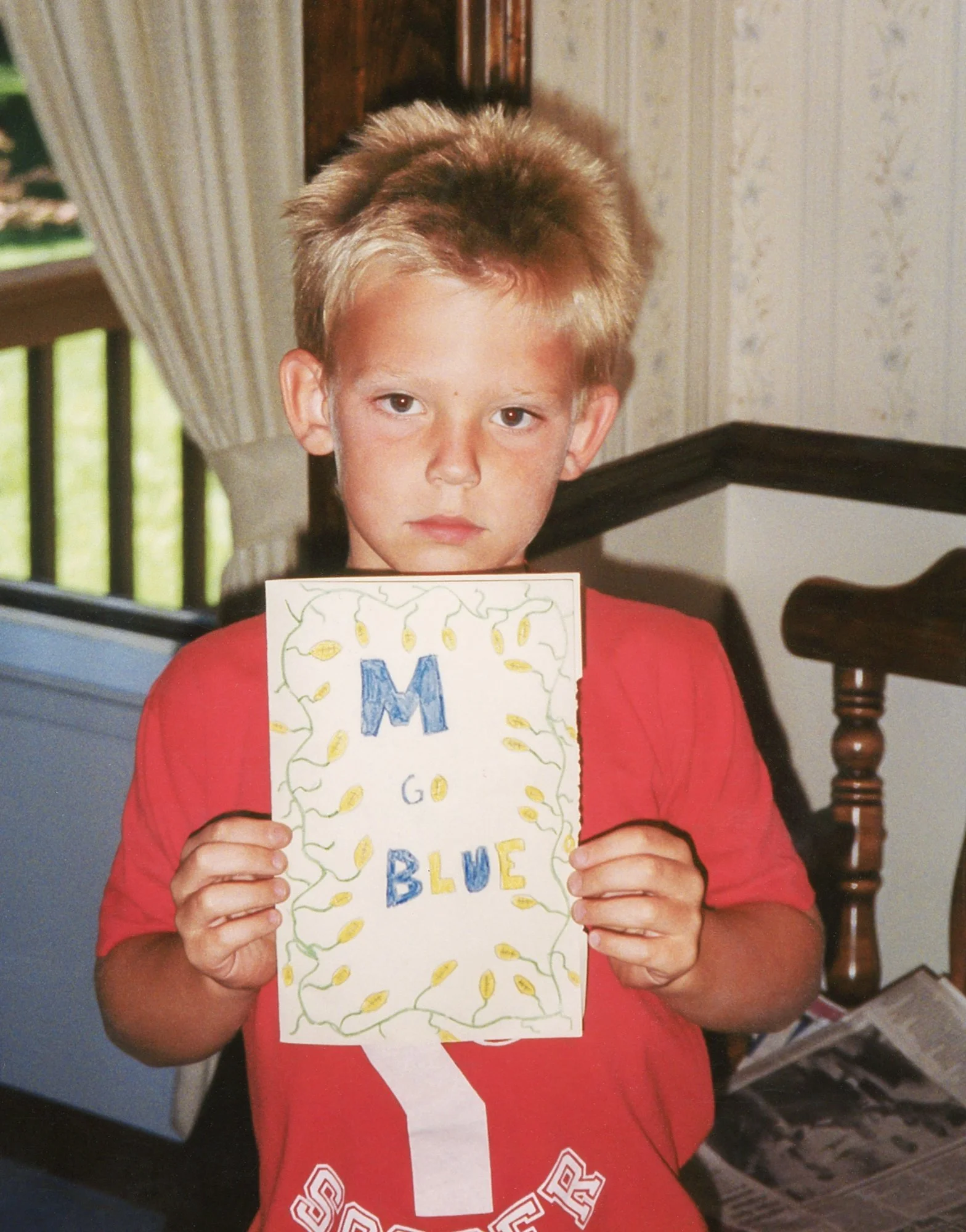 Go Blue! It’s hard to believe Erik was a Michigan fan.