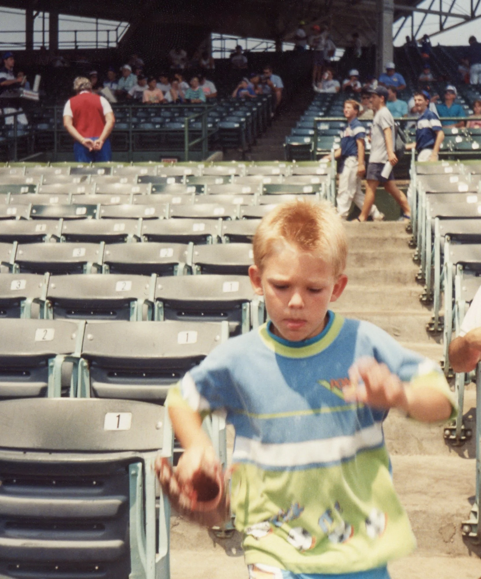 Erik is zooming to his seat for the Cubs game at Wrigley Field in Chicago.