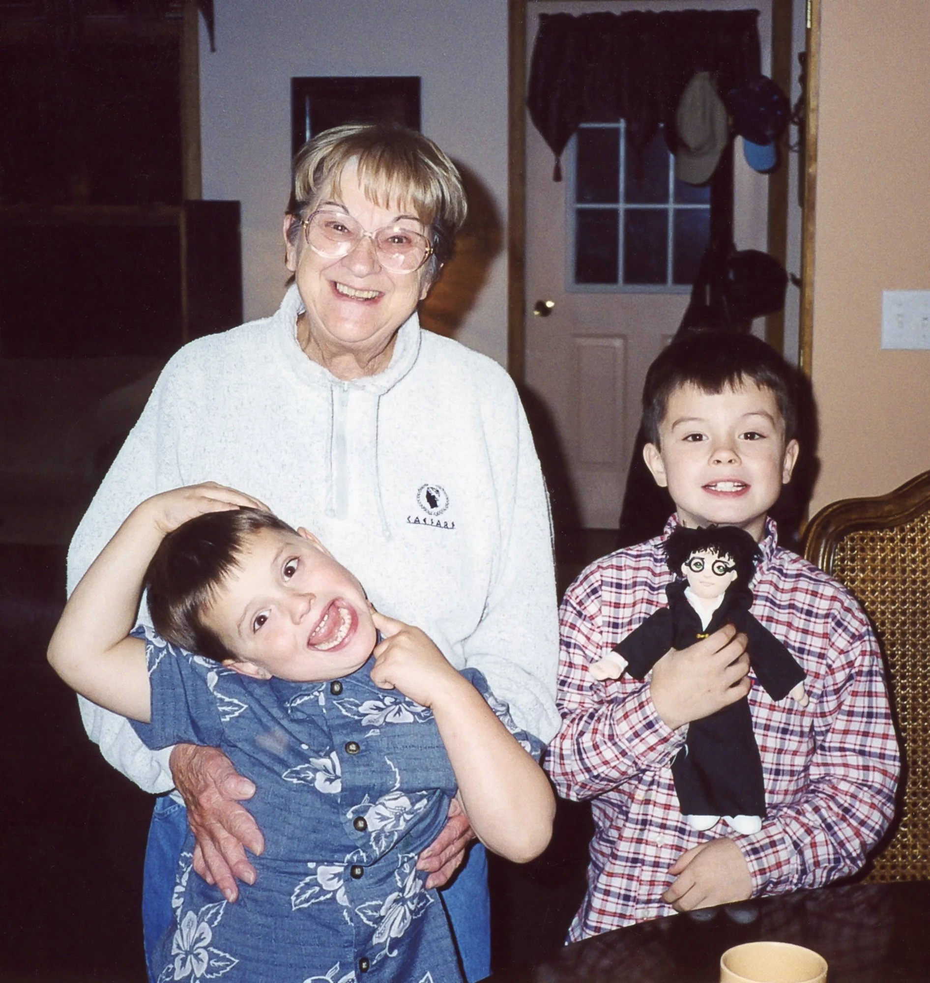 Grandma Sue, Nick and Jack.