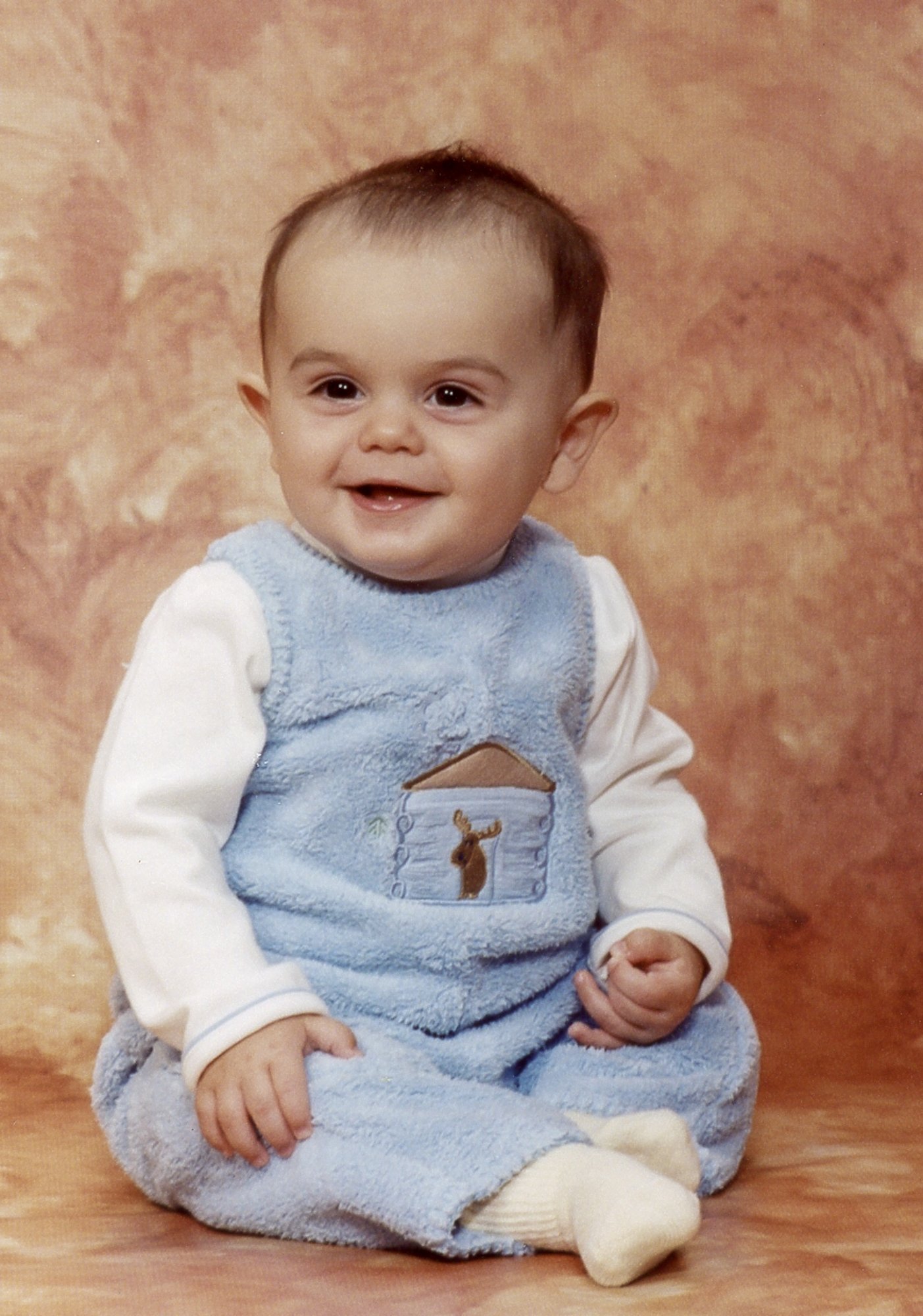 Studio photo of Jack as a baby.