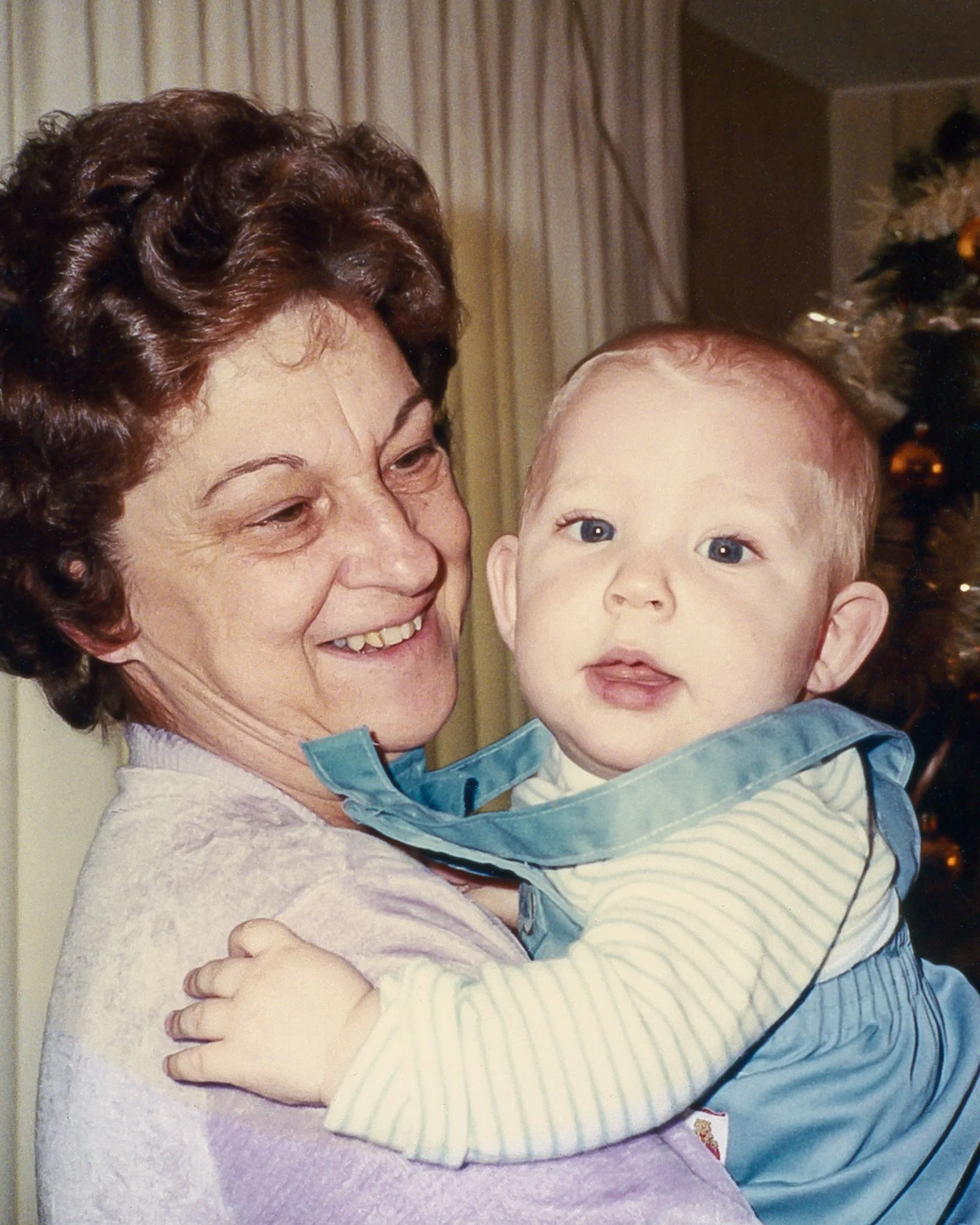 Grandma Sue with Erik.