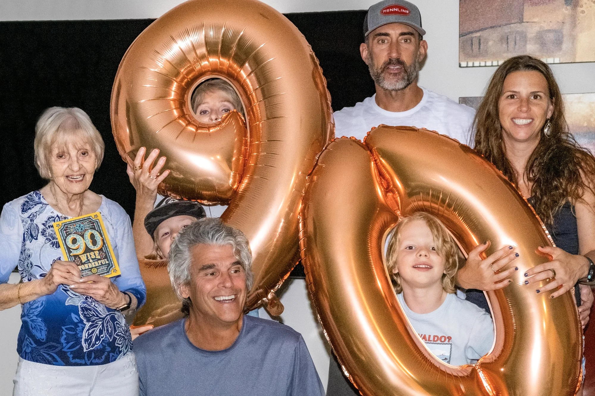 Celebrating Nana's 90th birthday.