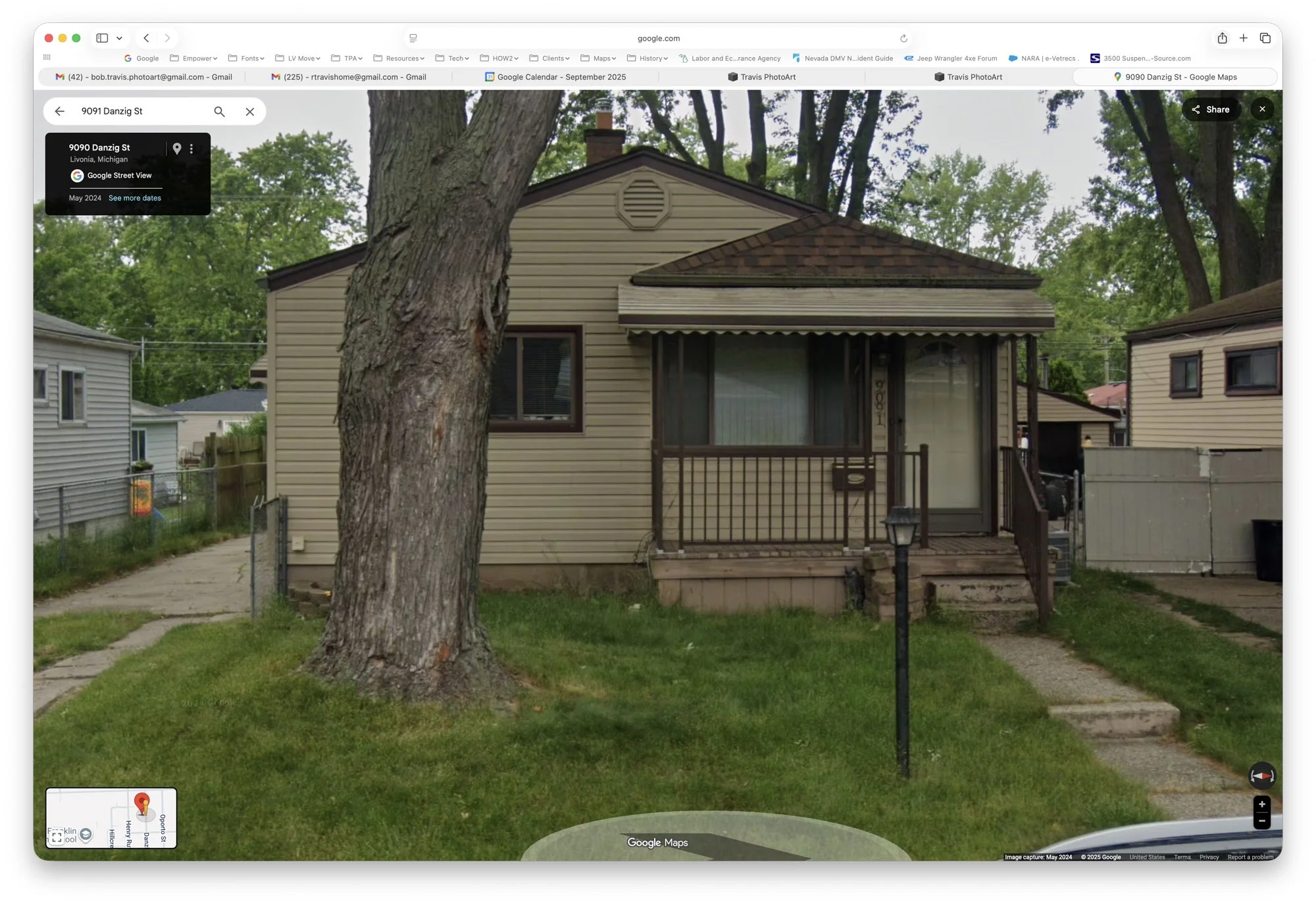 Google street view on how it looked a few years ago. 
