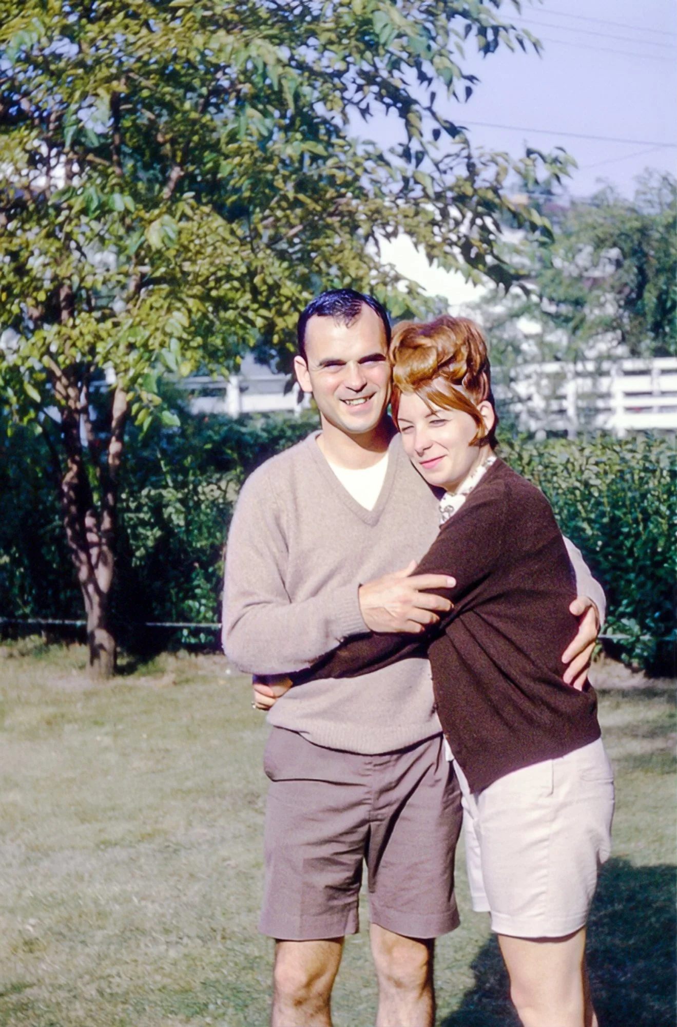 Here’s a picture of Bill and Kaye Rittinger taken in the Heider’s backyard in Rocky River, Ohio. It’s worth noting that Mitzi (Emelia H Rittinger) was married to William F Heider. 