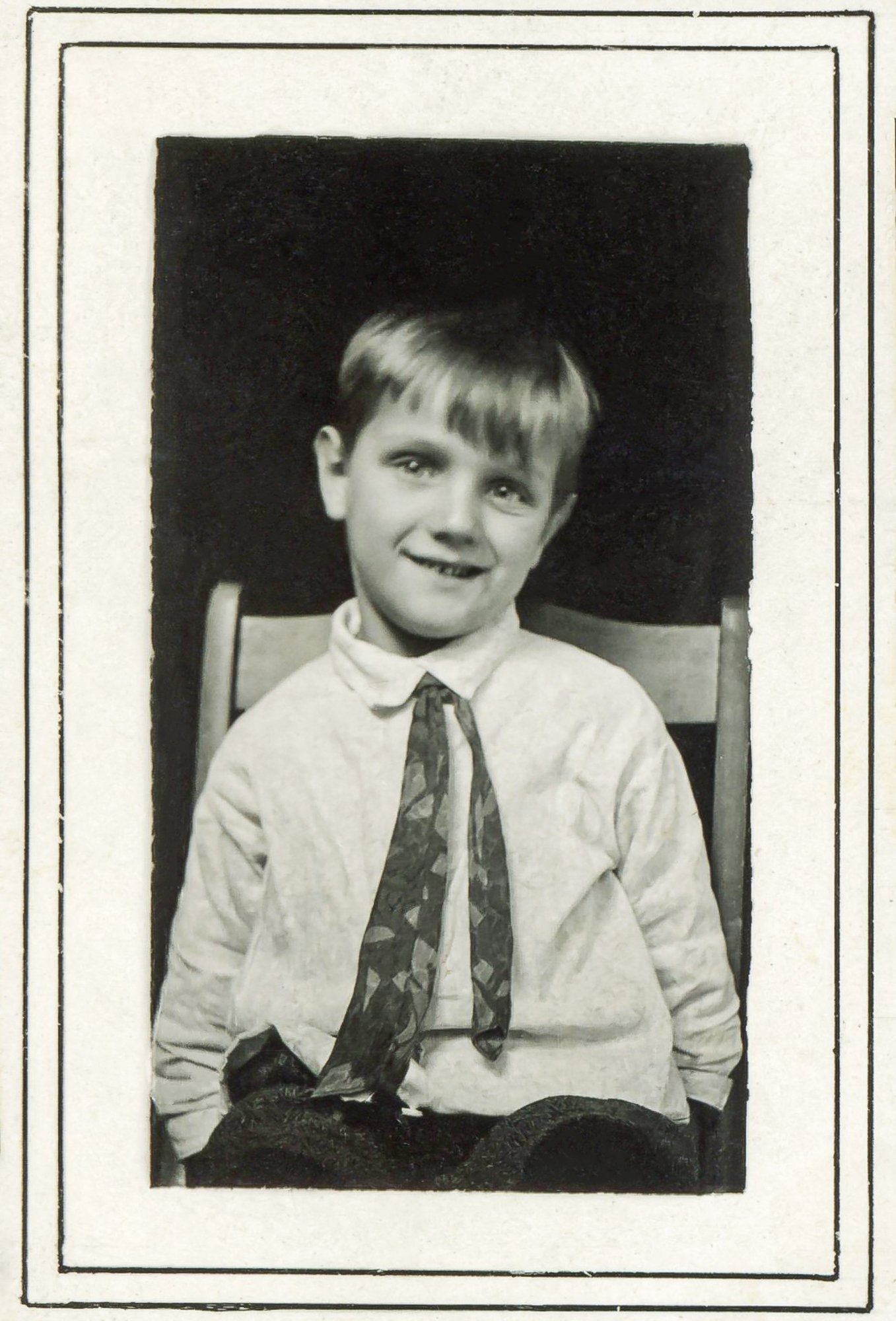 Frank Cynowa around age 6 or 7