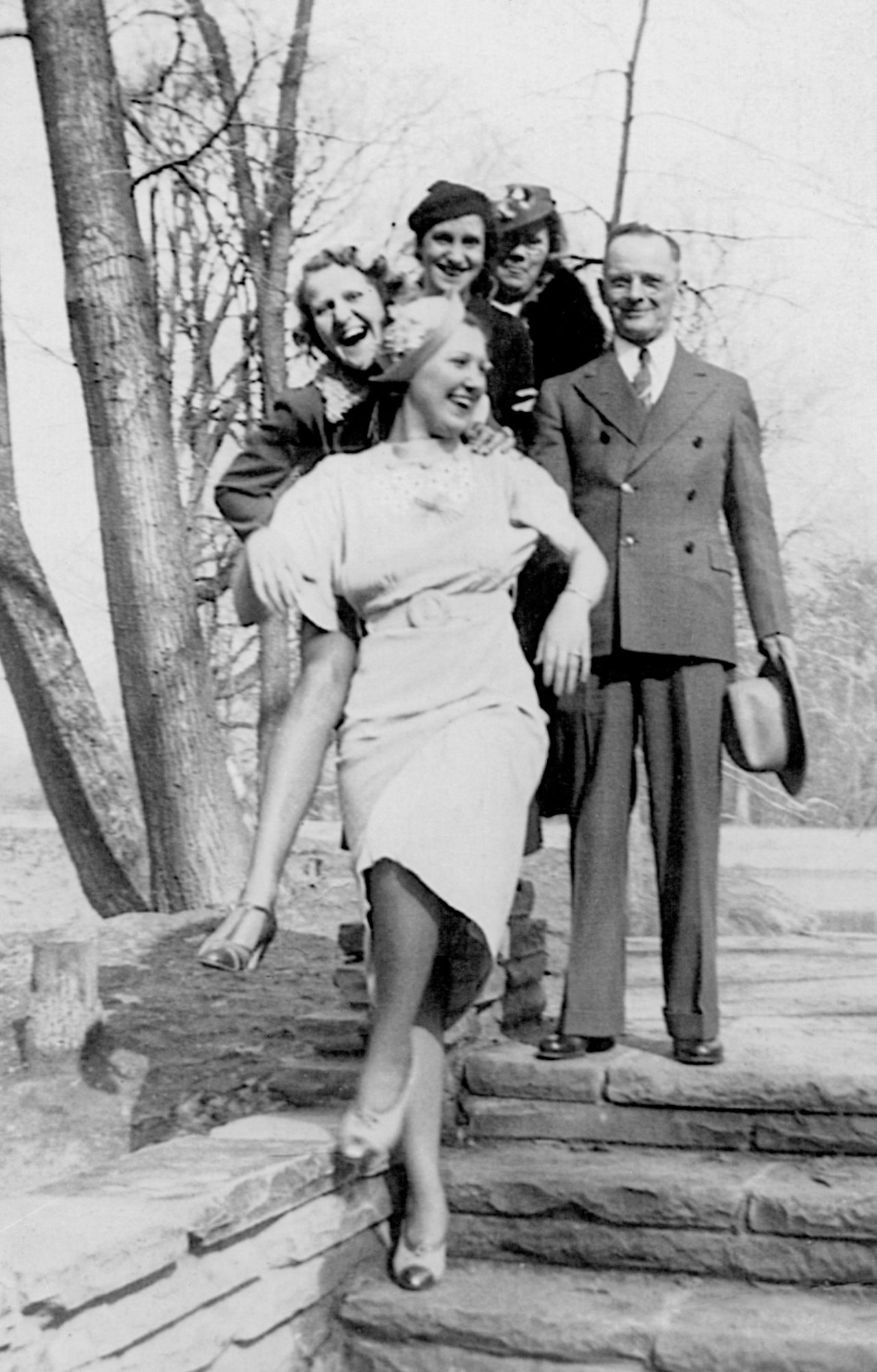 Edna Jackwak (Joe’s wife), Harriet (John’s wife) and Paul - circa unknown