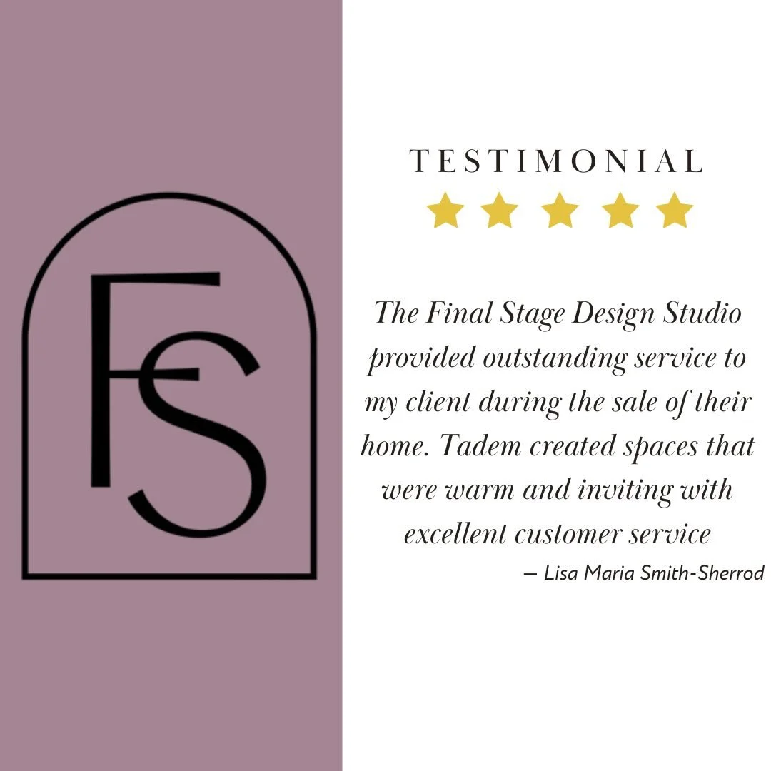 Reviews like this remind us why we do what we do ✨

Creating spaces that feel warm, inviting, and ready to sell is always the goal but hearing it from our clients makes it even more meaningful 

#ClientLove #HomeStaging #TheFinalStageDesignStudio