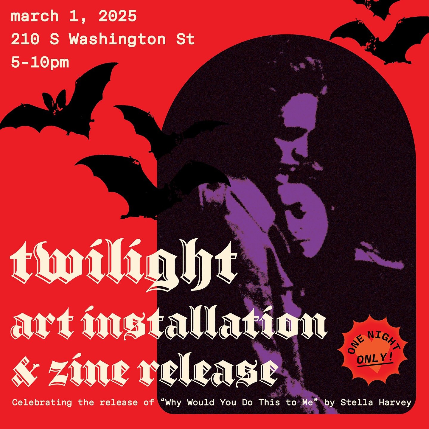 Hello, it&rsquo;s me again on this hellscape of a platform! I&rsquo;m here to inform you that I have four wonderful, spooky collaborators jointing me on MARCH 1 for the release of my new zine &ldquo;Why Would You Do This To Me.&rdquo; 🩸🩸🩸

Close y