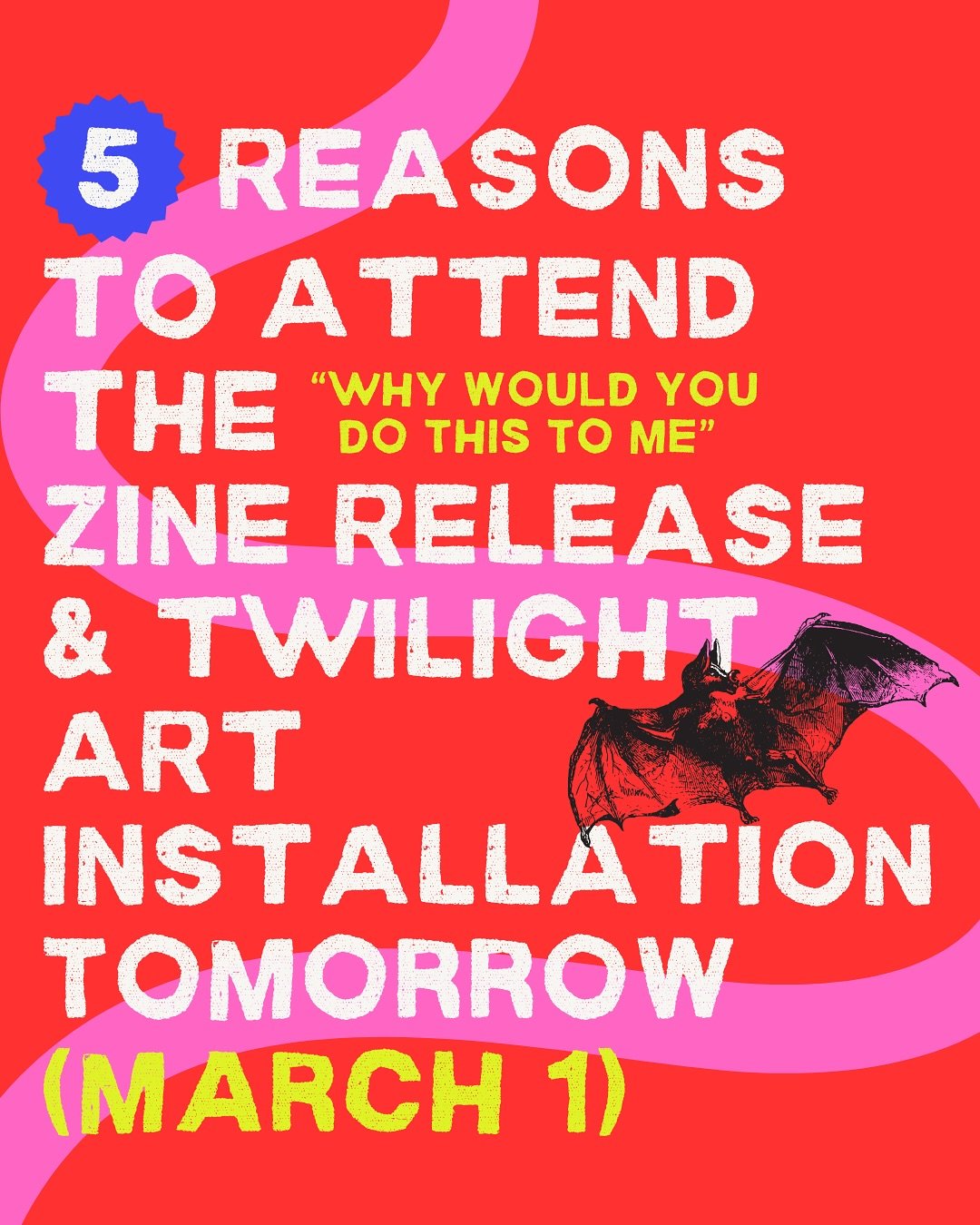 IT&rsquo;S TOMORROW!!!!!!!! Hope to see you there 🩸🩸🩸

Even if you hate Twilight, just come grab a Plan B 💕

Find more info at the link in my bio 🥀🗝️✨