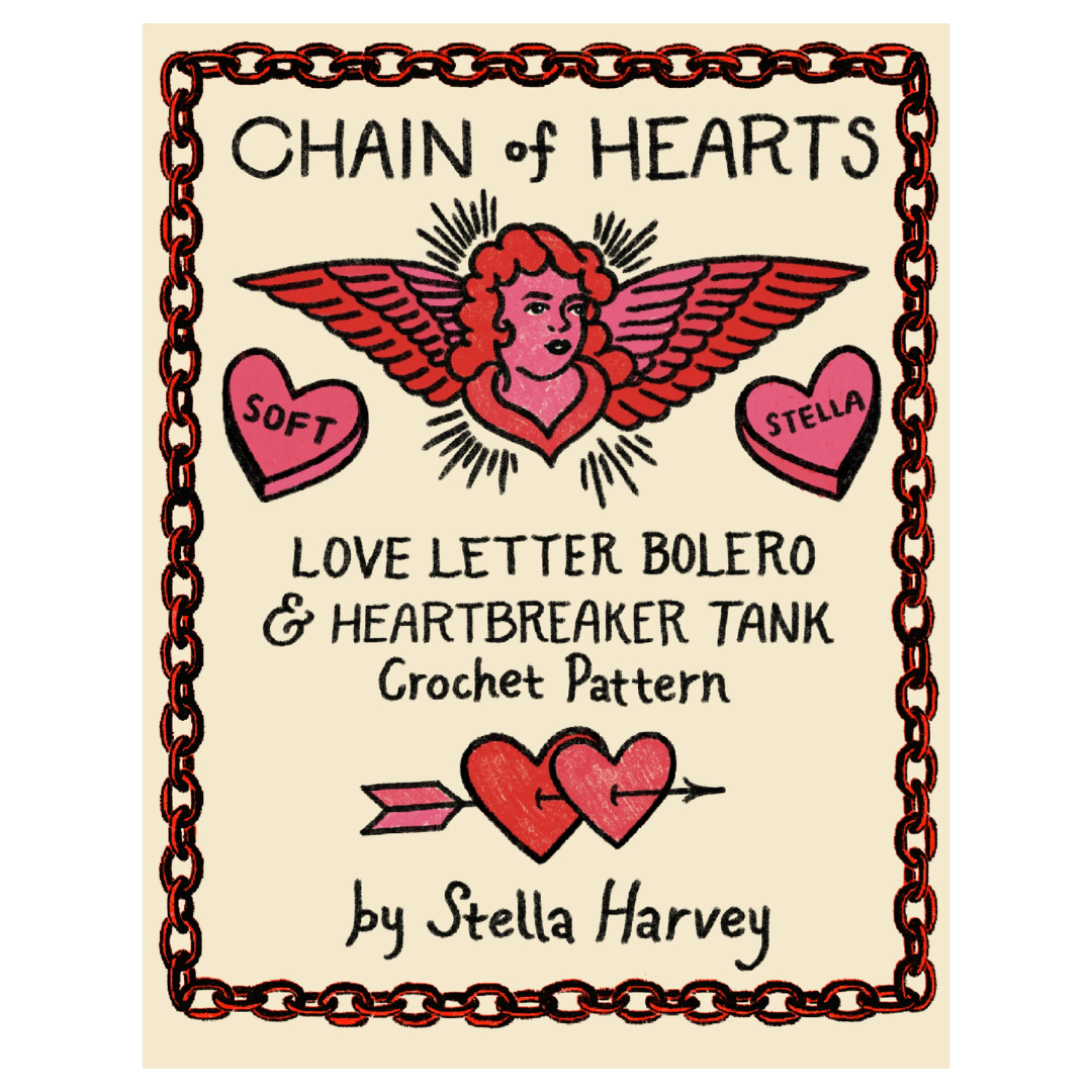 Chain of Hearts Crochet Pattern Booklet
