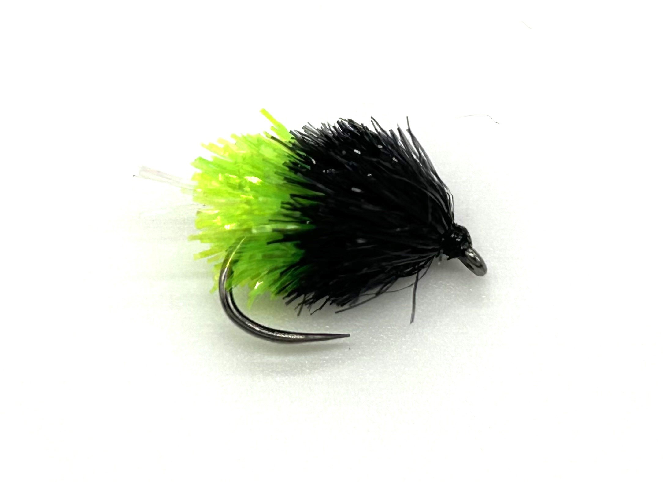 Green / Black Blob for trout fly fishing