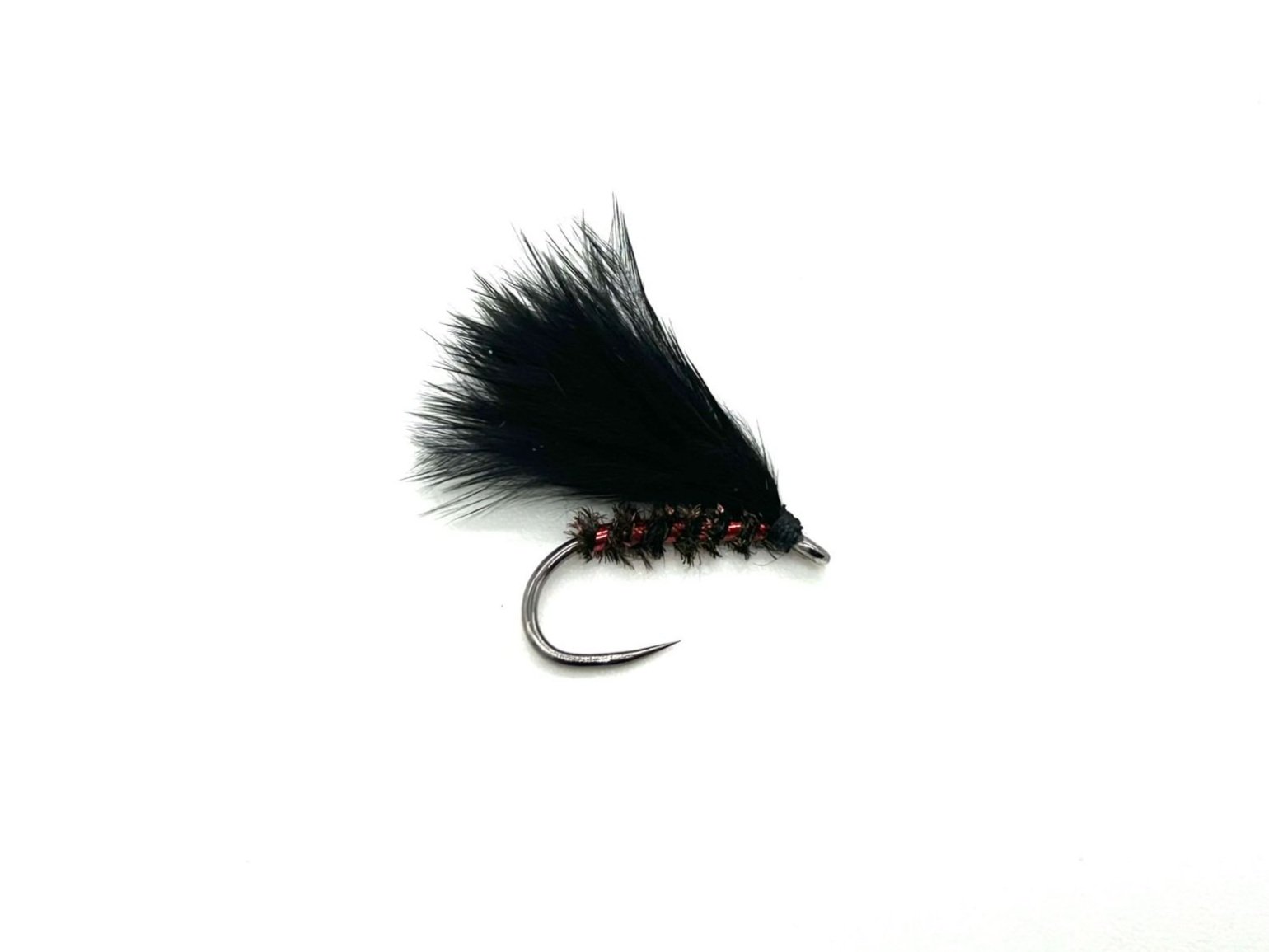 Red Holo Body Cormorants for trout fly fishing.