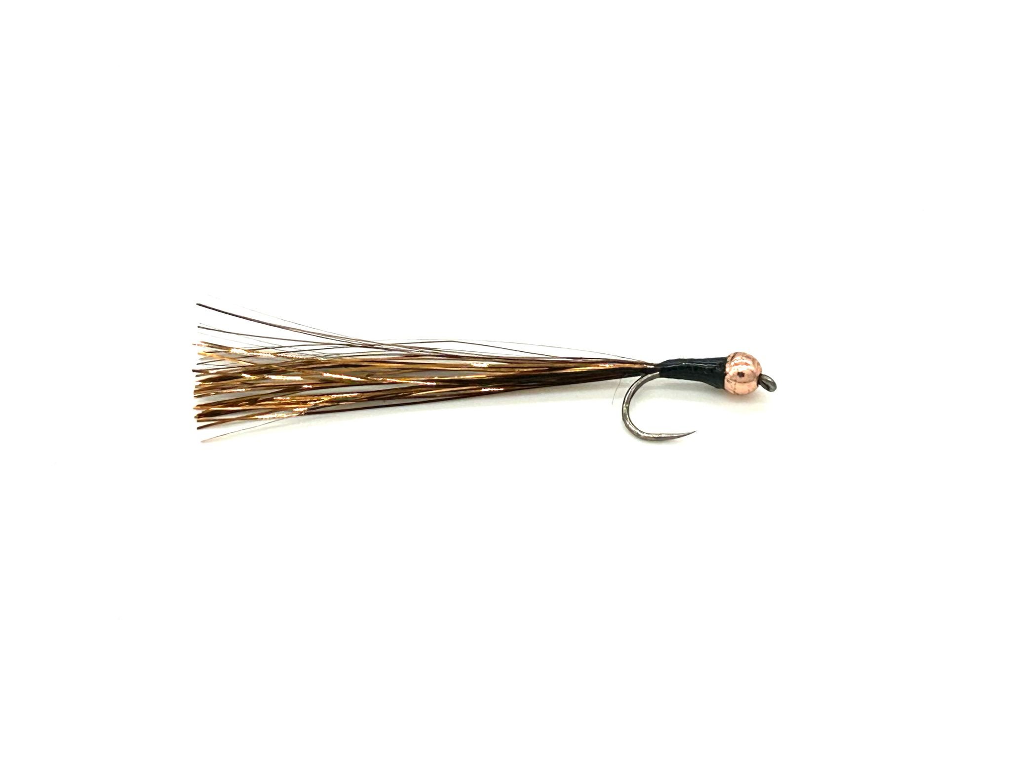 Firebird Stalking Bug - Copper Tungsten Bead, Black Body, Copper Tail Trout Fly