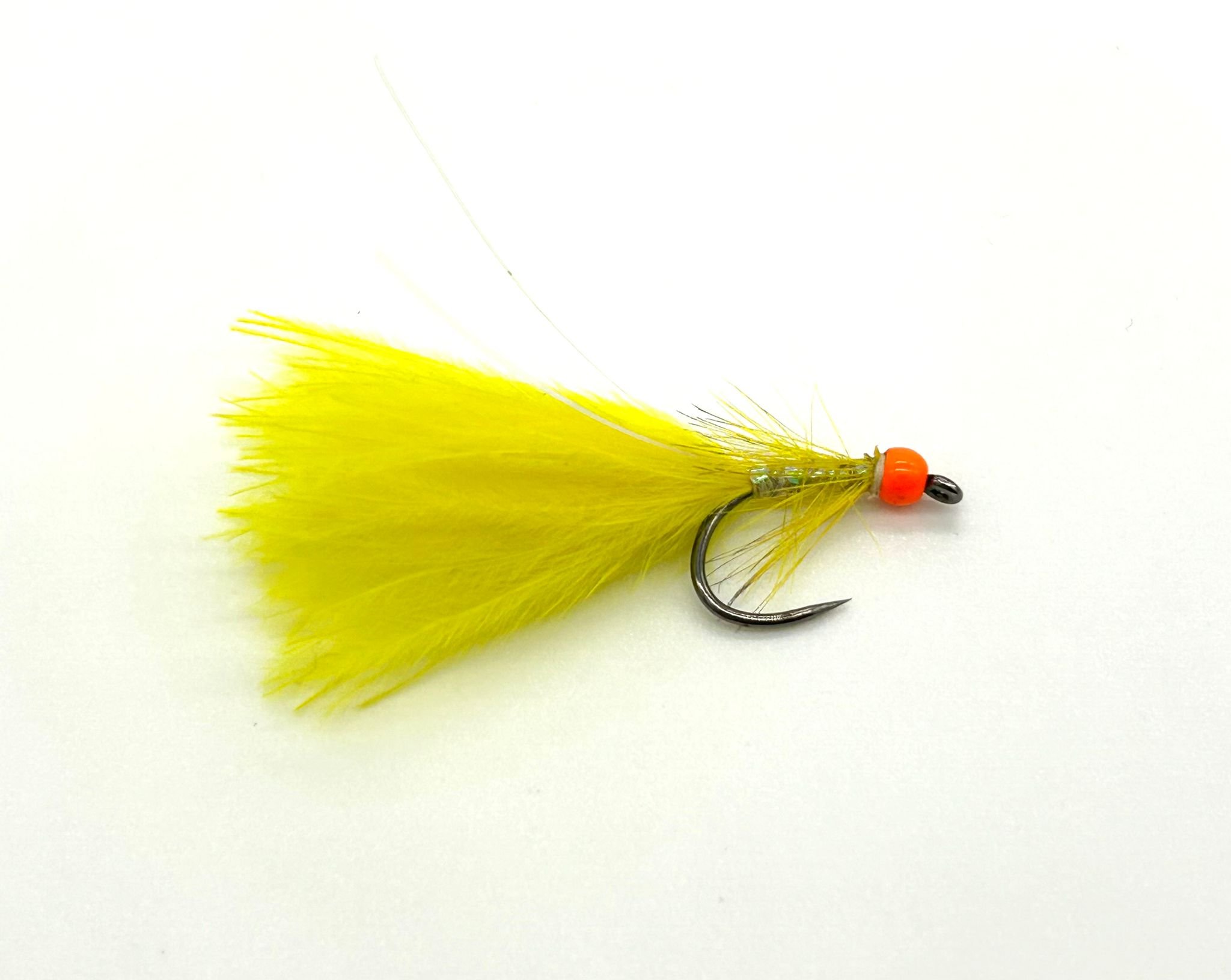3 x Hothead Dancer Yellow Body, Yellow Tail for Trout Fly Fishing