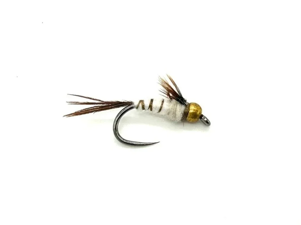 Goldhead Mayfly Nymph flies for trout fly fishing.