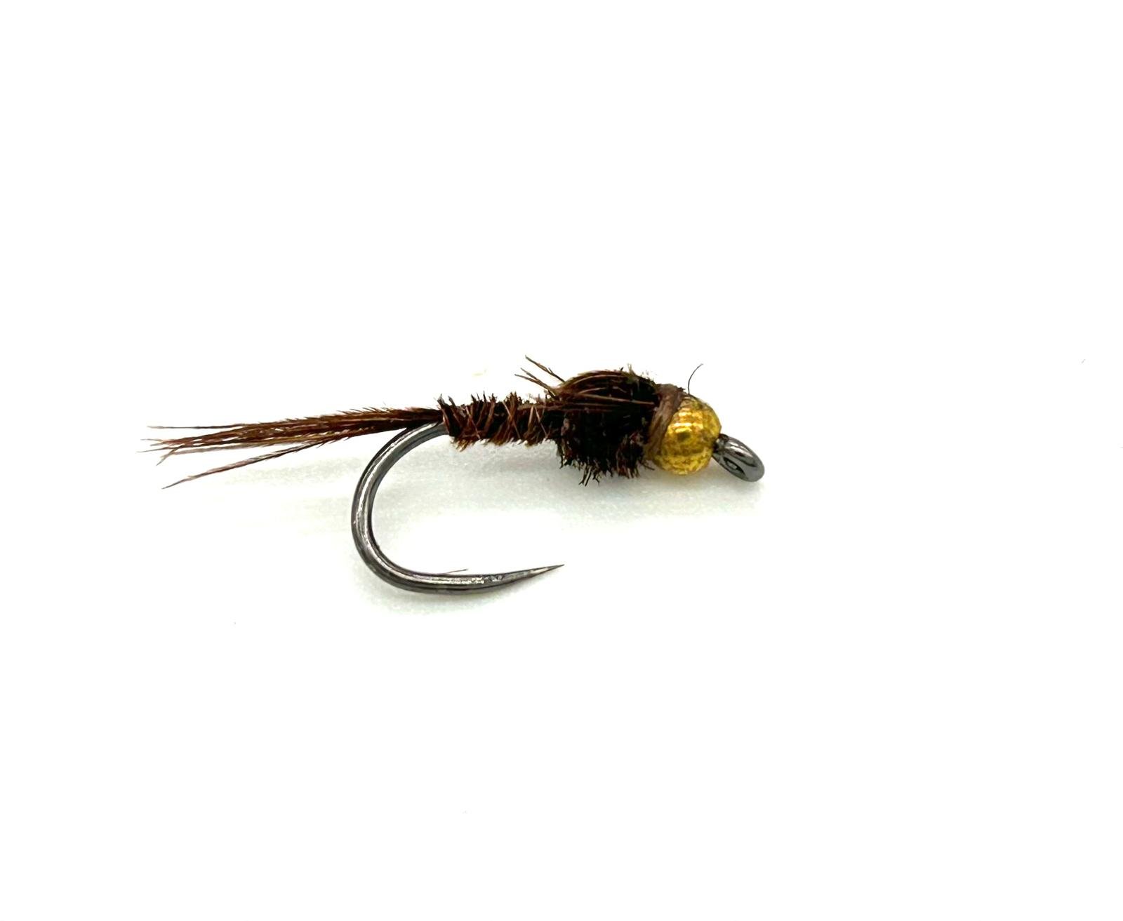 Goldhead Pheasant Tail Nymph (PTN) flies for fly fishing