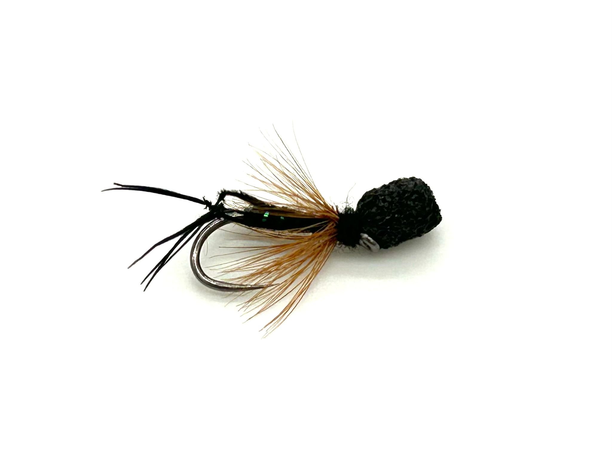 Popper Hopper Black For Trout Fly Fishing