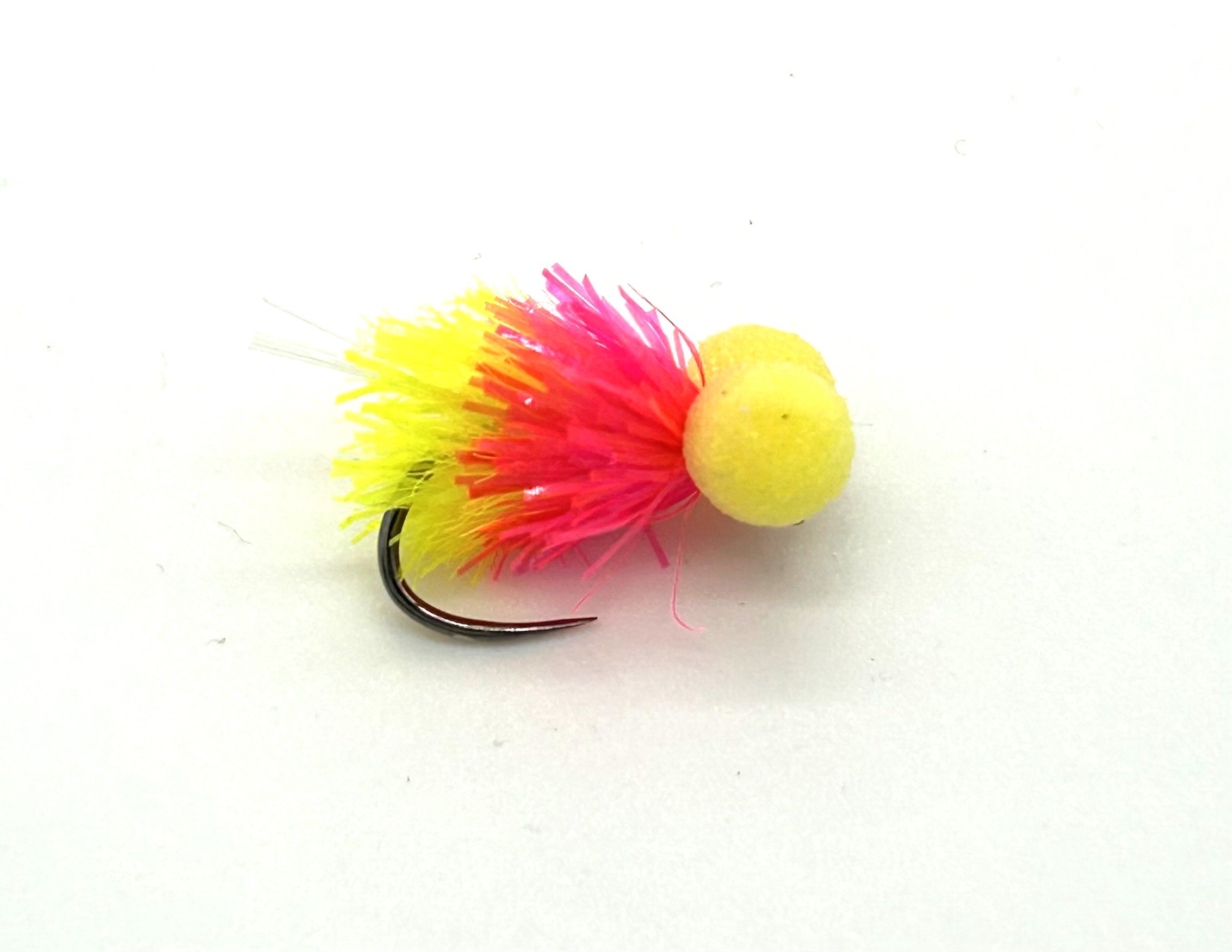 Pink / Yellow Booby For Trout Fly Fishing