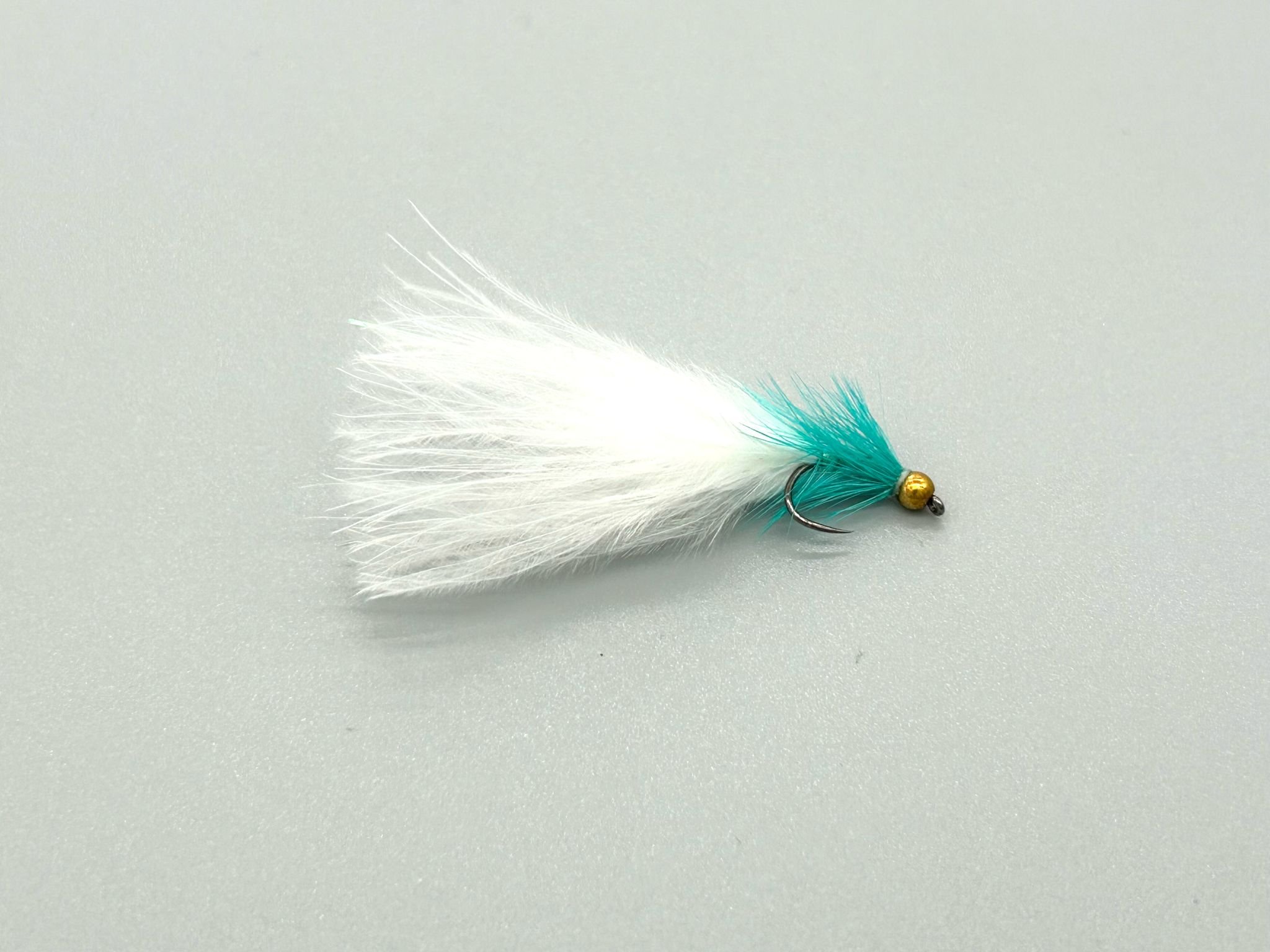 3 x Goldhead Dancer Blue Body, White Tail for Trout Fly Fishing