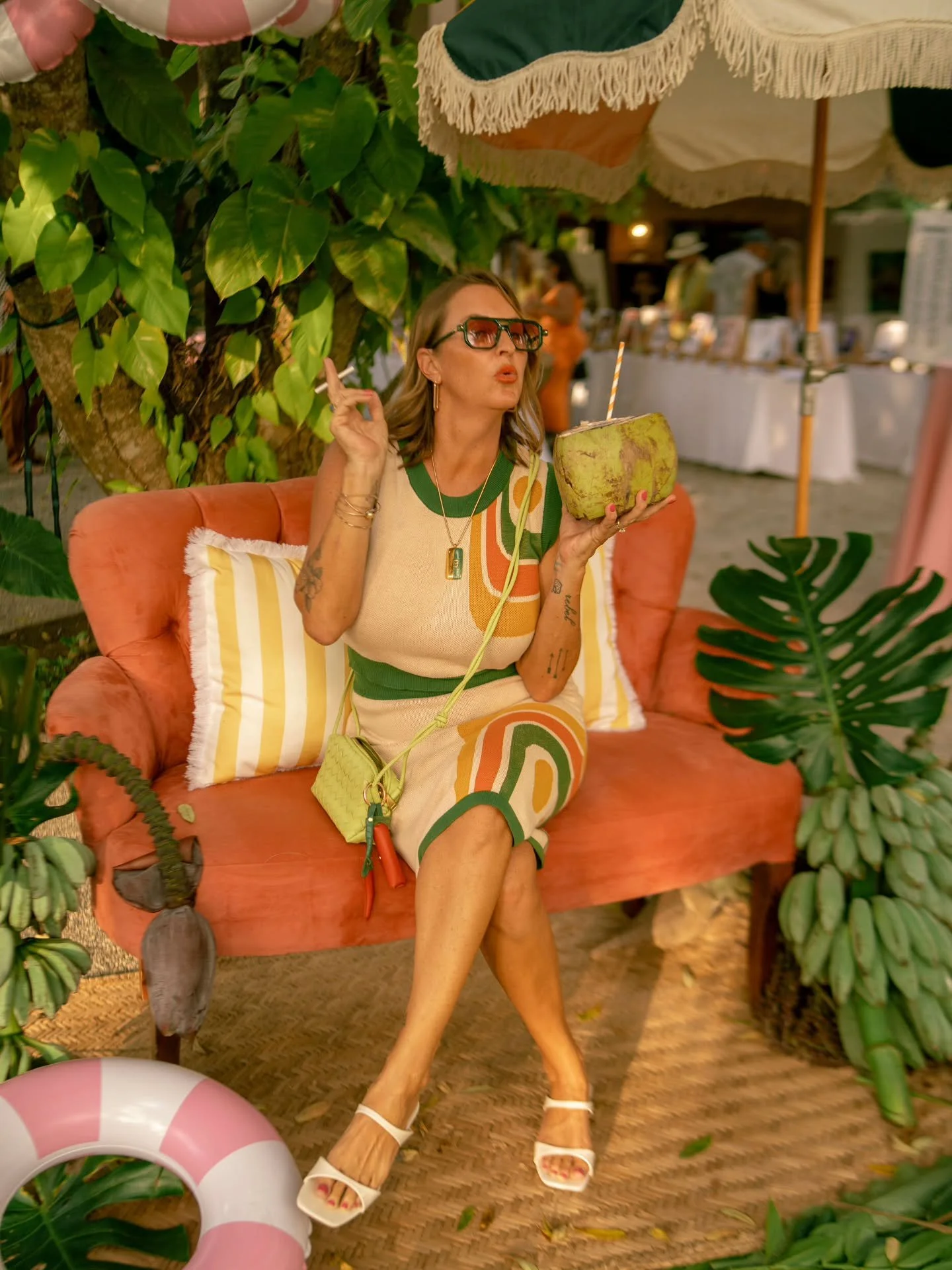 You'll catch me over here vibing with a coco and candy cigarette, in between weddings, events and that mom'ager game.
.
.
Photo @lauritapolvorillaphoto 
Lounge @emotions_deco @inspofeliu 
Location @ranchopoco.a.poco 
.
.
#sayulita #sayulitalife #sayu
