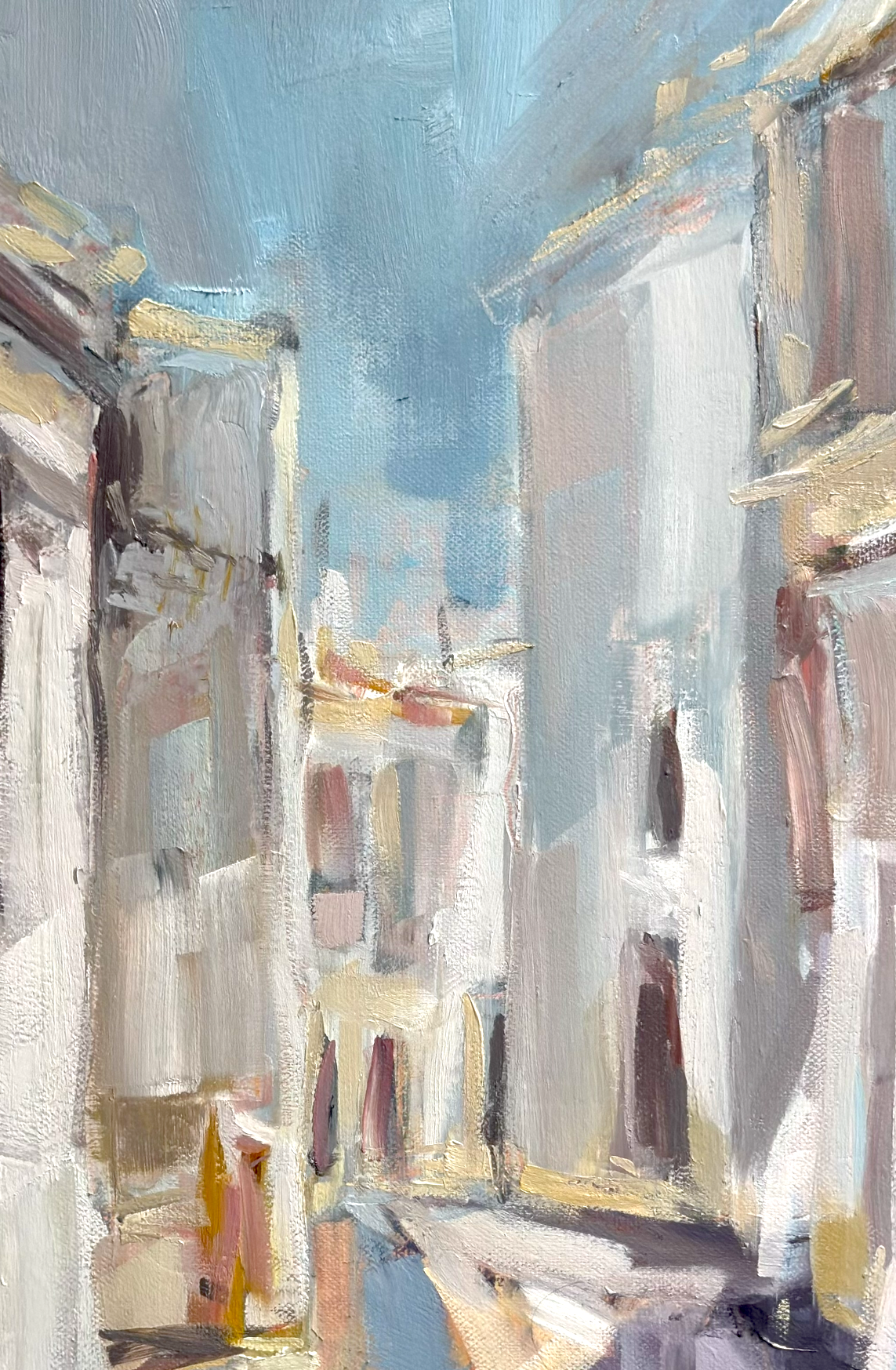 Vejer in blue 2015 (Vejer de la Frontera Spain)
50cmx70cm Oil on canvas SOLD