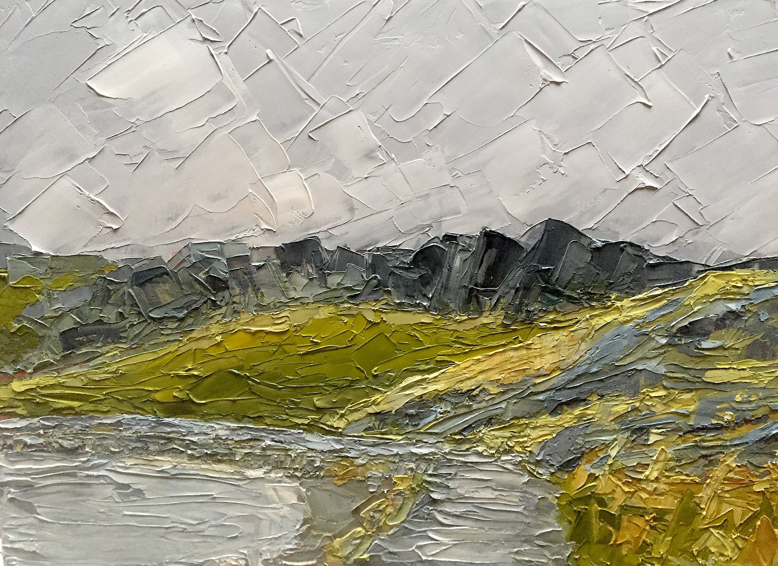Gateway to summit 2016 (Snowdonia wales)
100cmx40cm palette knife oil on canvas
SOLD