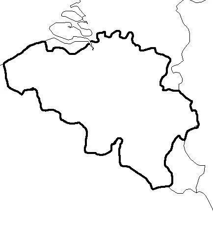Military Power Rankings map of Belgium