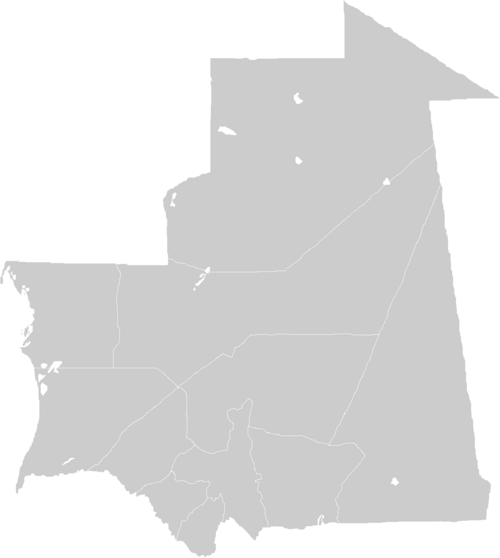 Military Power Rankings map of Mauritania