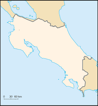 Military Power Rankings map of Costa Rica