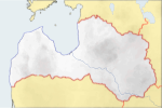 Military Power Rankings map of Latvia