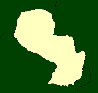 Military Power Rankings map of Paraguay