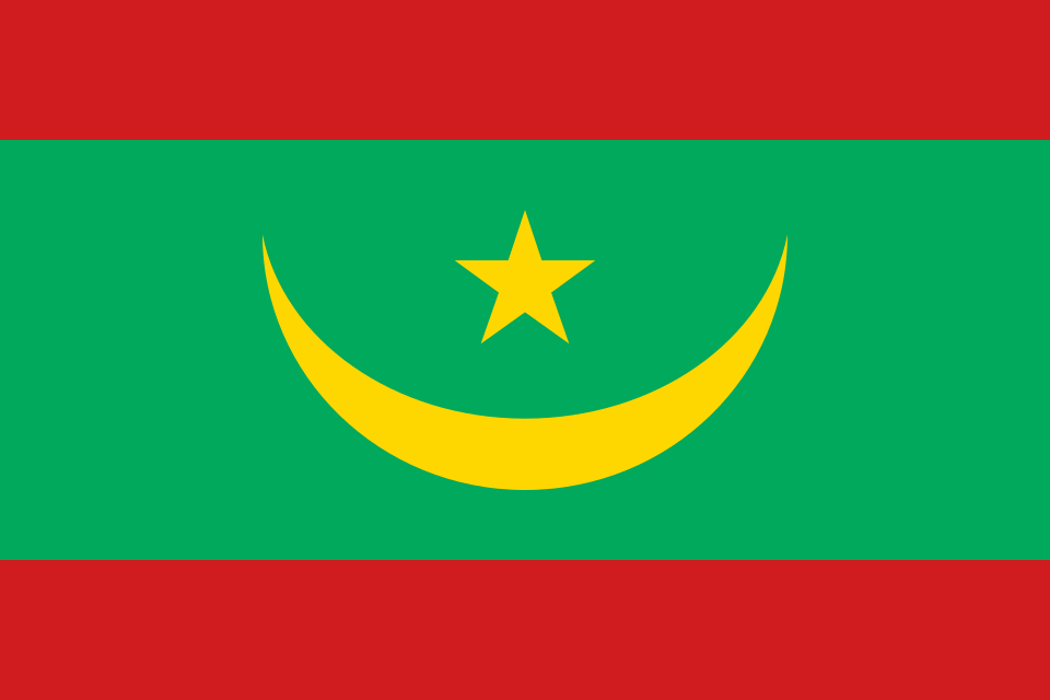 Military Power Rankings flag of Mauritania