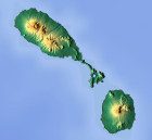 Military Power Rankings map of Saint Kitts and Nevis
