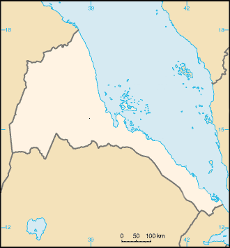Military Power Rankings map of Eritrea