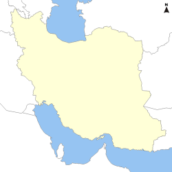 Military Power Rankings map of Iran