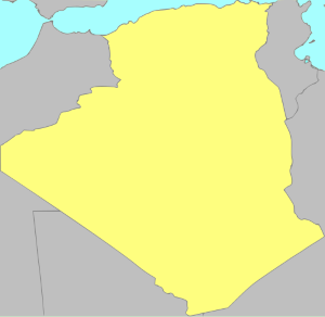 Military Power Rankings map of Algeria