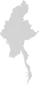 Military Power Rankings map of Myanmar